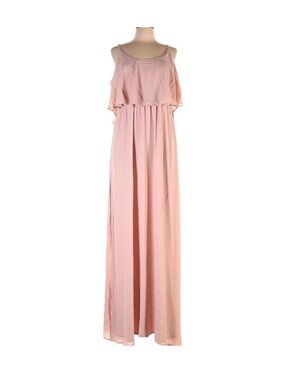 SHOW ME YOUR MUMU Caitlin Maxi Formal Dress, No Charm, Women’s L, Rustic Mauve
